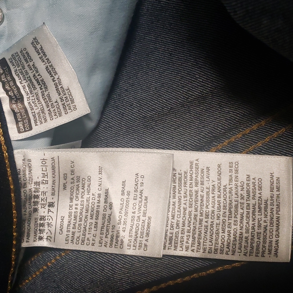 Levi Strauss & Co. 314 Shaping Straight Jeans Size 32 - Picture 10 of 12